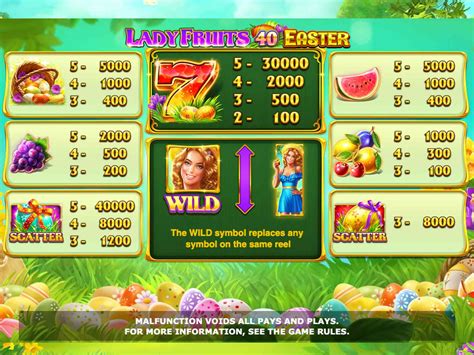 Lady Fruits 40 Easter - Amatic