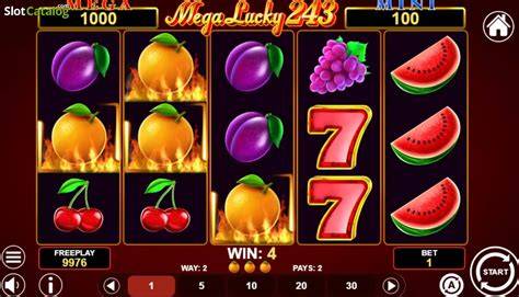 Mega Lucky 243 - 1Spin4Win
